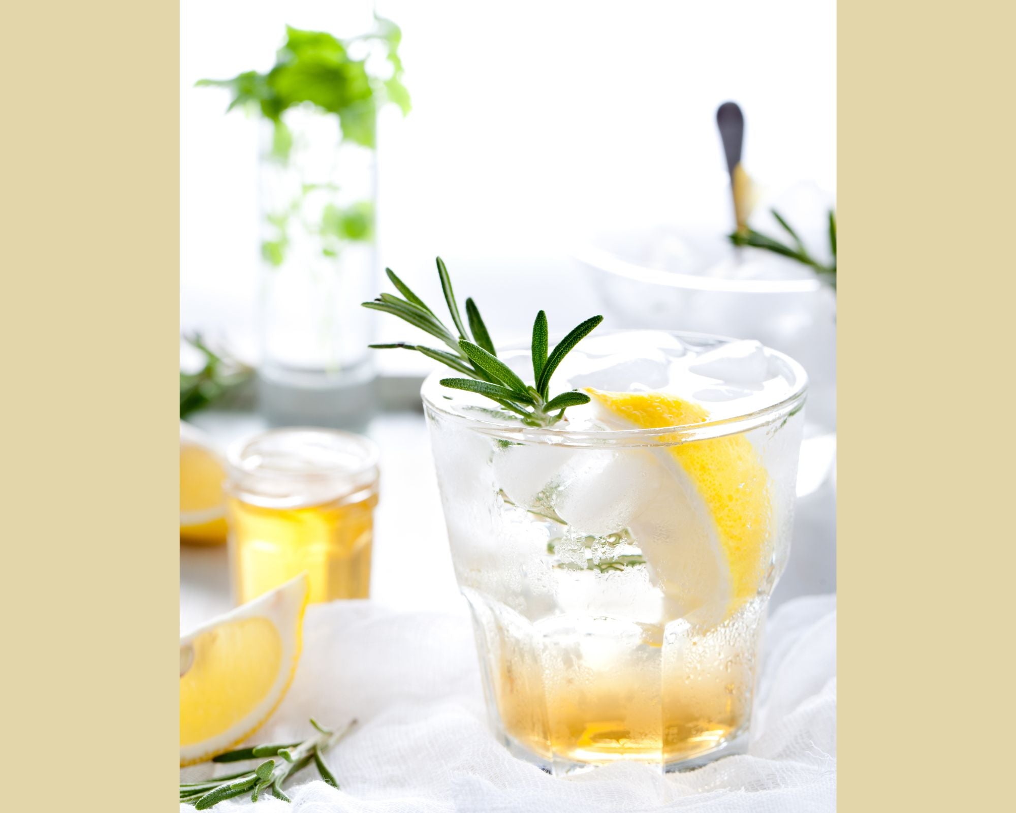 Honey Mastiha Lemonade Cocktail