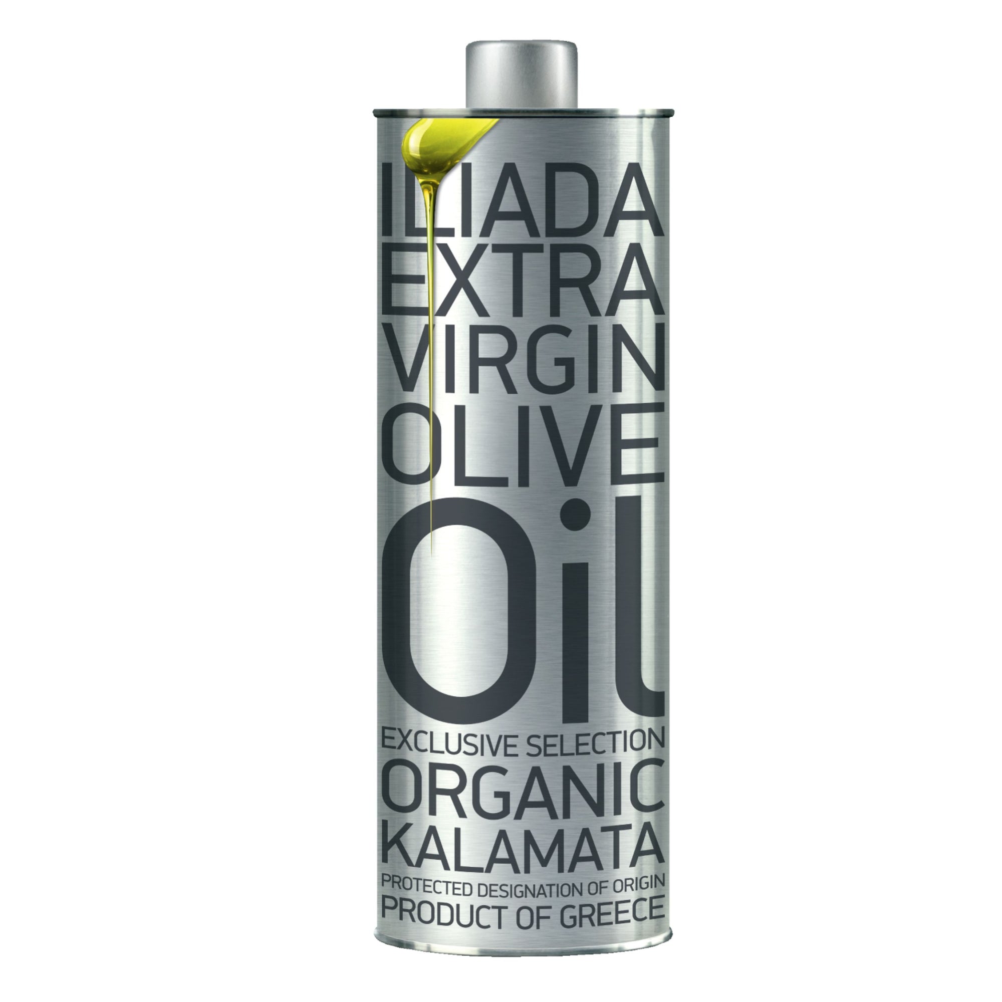 Organic Extra Virgin Olive Oil Kalamata PDO 'Iliada' 500ml tin - Platinum Line