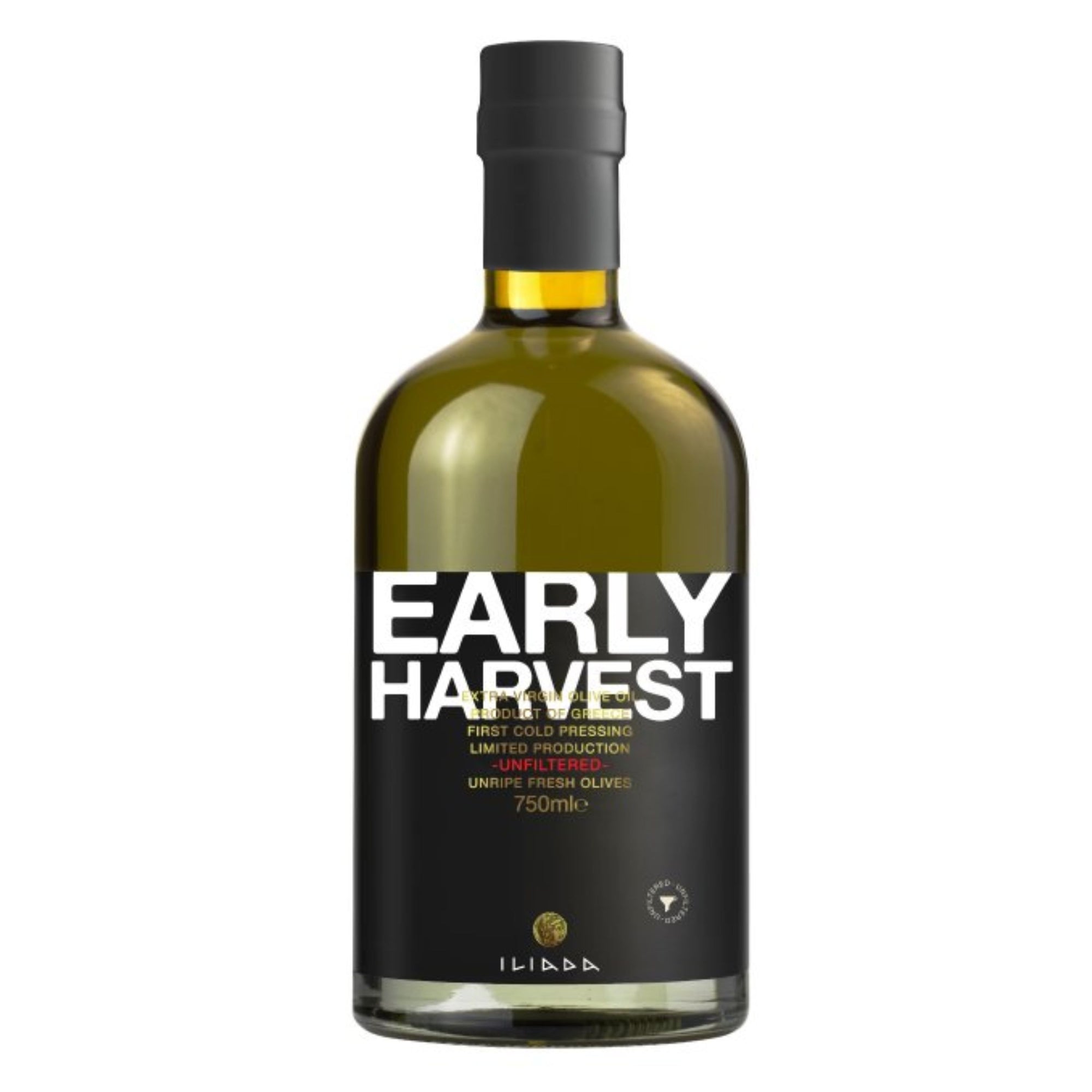 Extra Virgin Olive Oil Early Harvest Unfiltered 'Iliada' 750ml