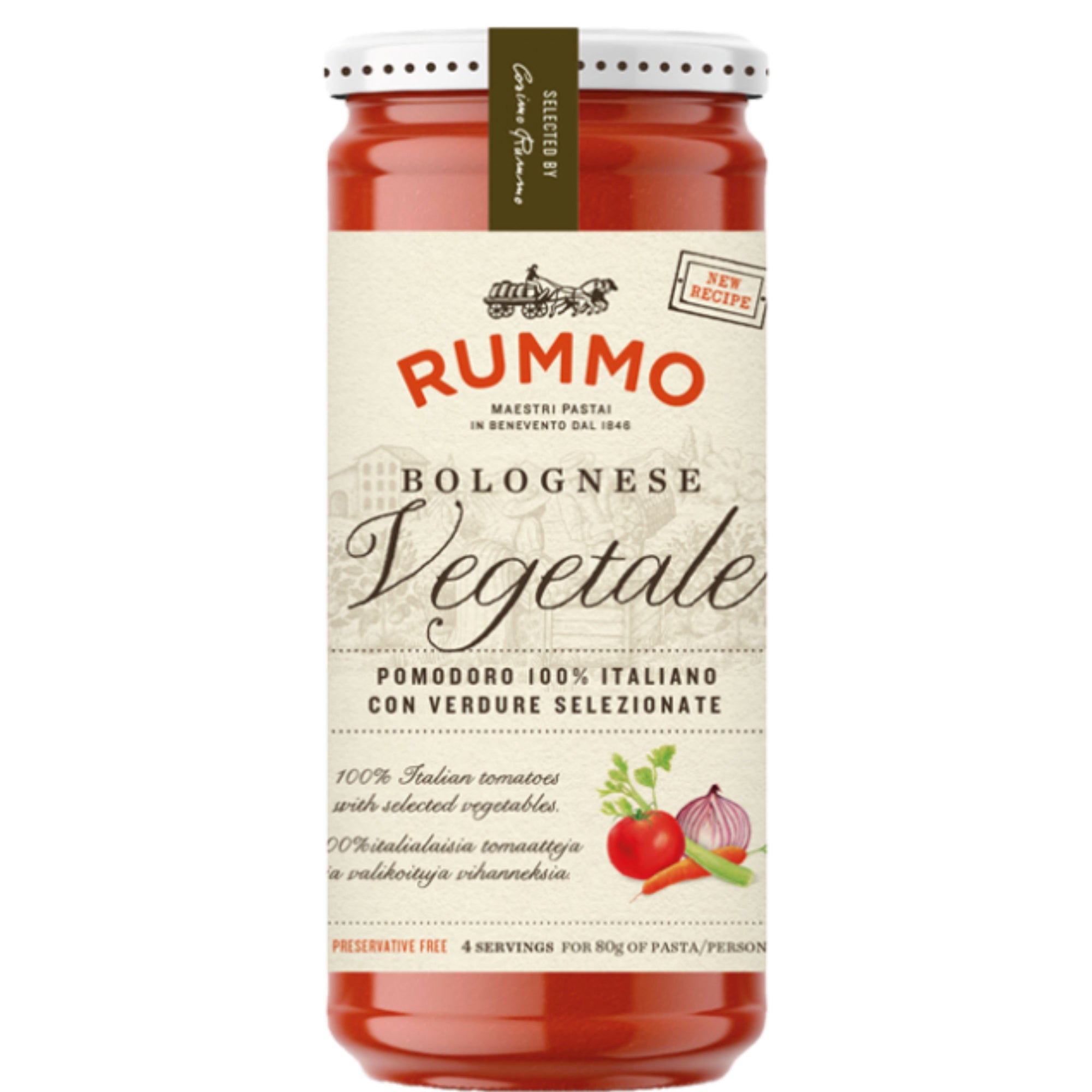 Sugo Vegetable Bolognese Sauce 'Rummo' 340g