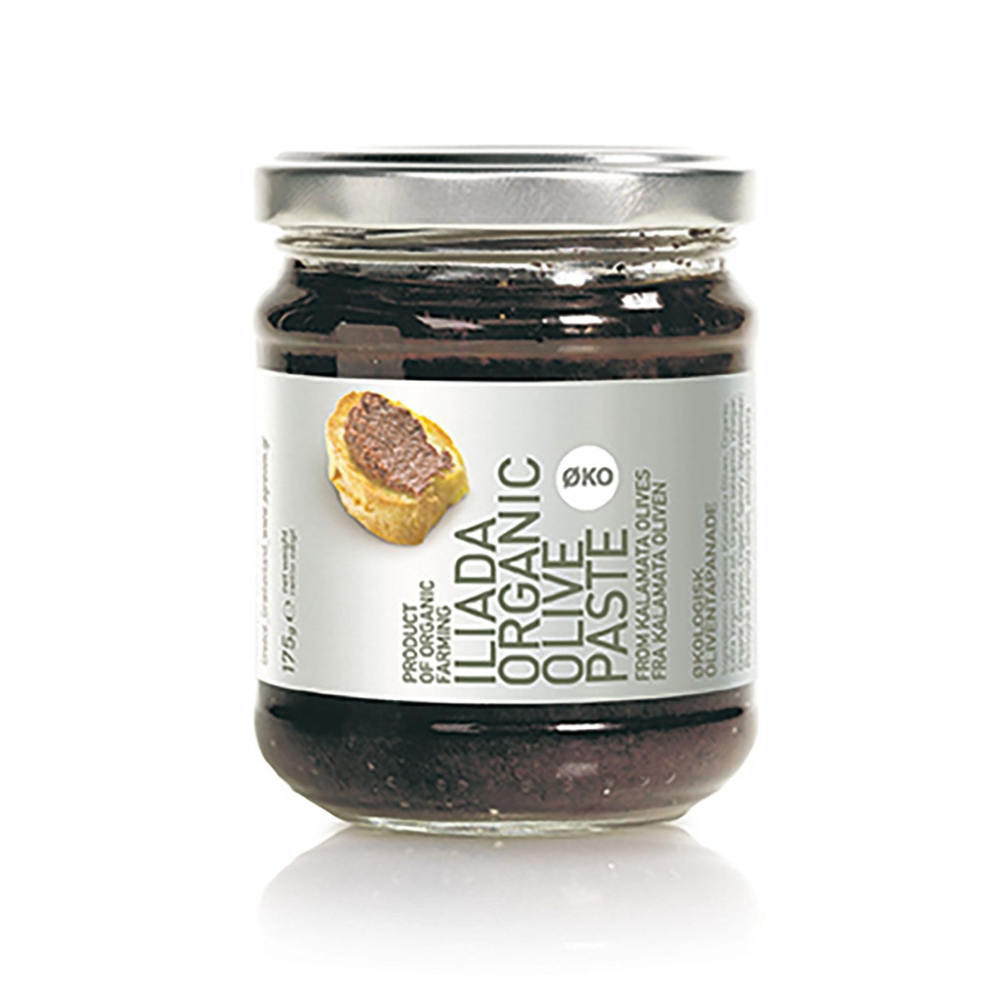 Organic Kalamata Olive Paste (Tapenade) 'Iliada' 175g - Platinum Line