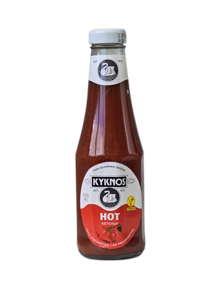 Ketchup Hot in Glass Bottle 330g