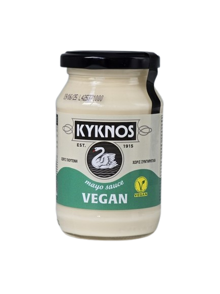 Vegan Mayo Sauce in Glass Jar 'Kyknos' 250ml