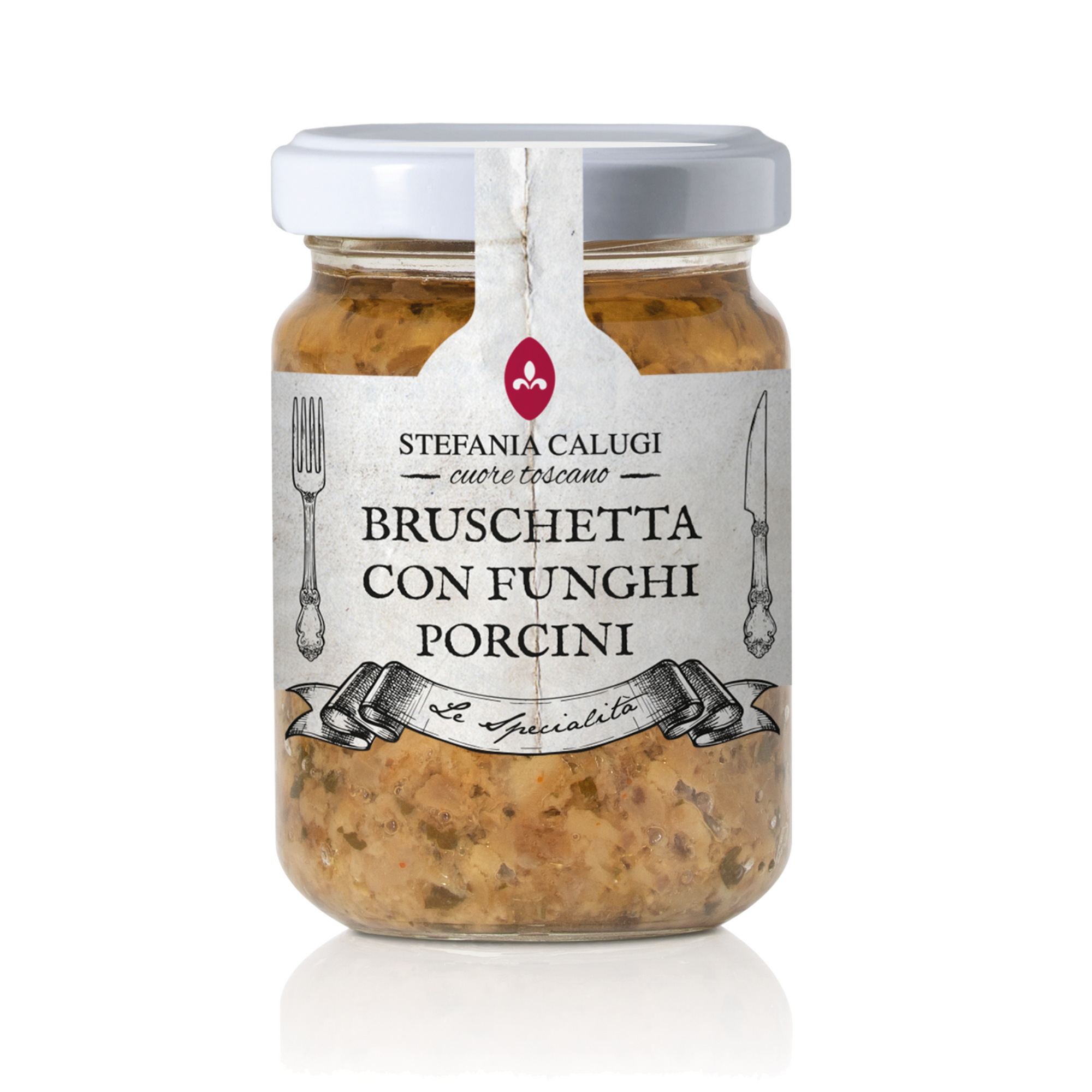 Porcini Mushrooms Bruschetta 130g 'Stefania Calugi'