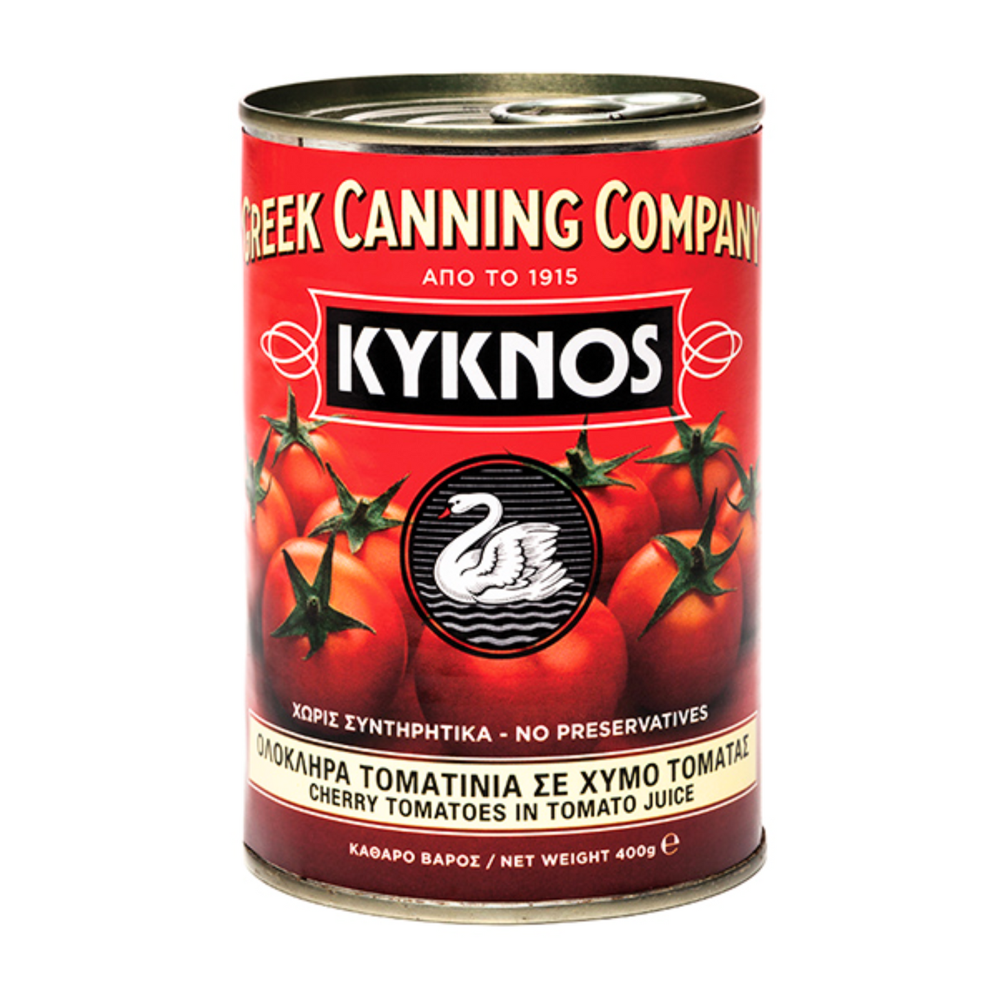 Cherry Tomatoes in Juice 'Kyknos' 400g