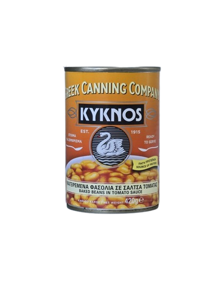 Baked Beans in Tomato Sauce 'Kyknos' 420g