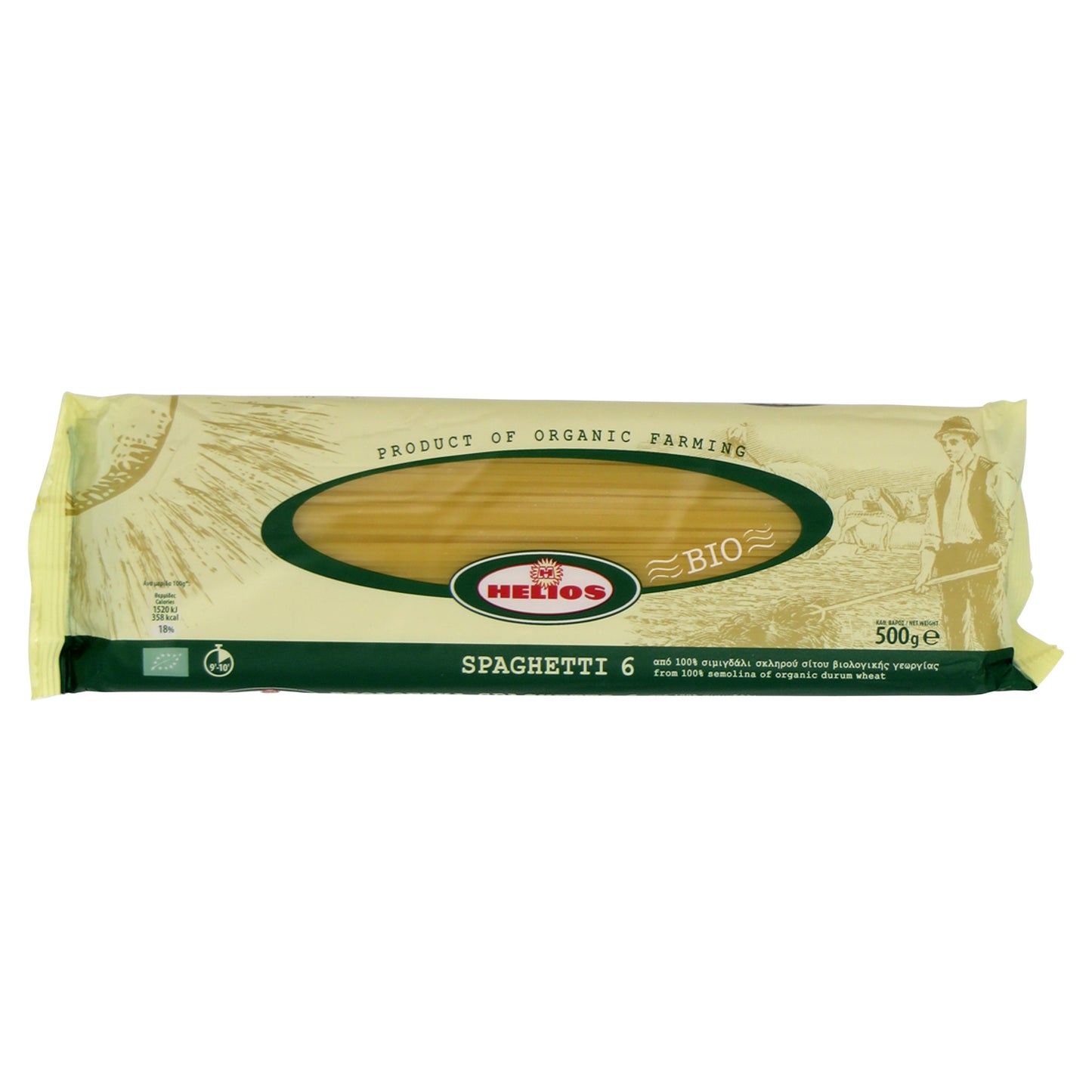 Helios' Organic Spaghetti 500g