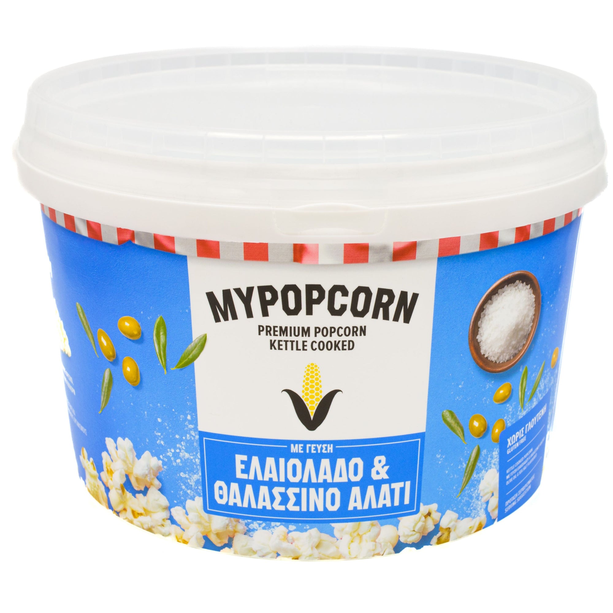 Olive Oil & Sea Salt Popcorn 185g