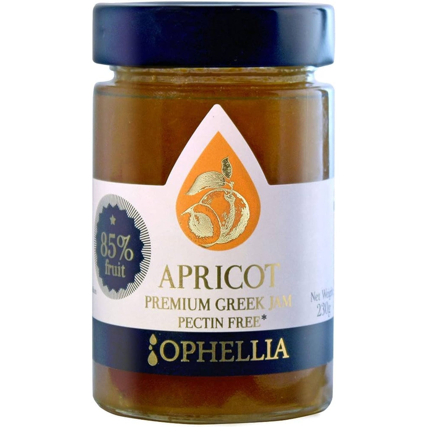 Apricot Jam 85% Fruit 230g