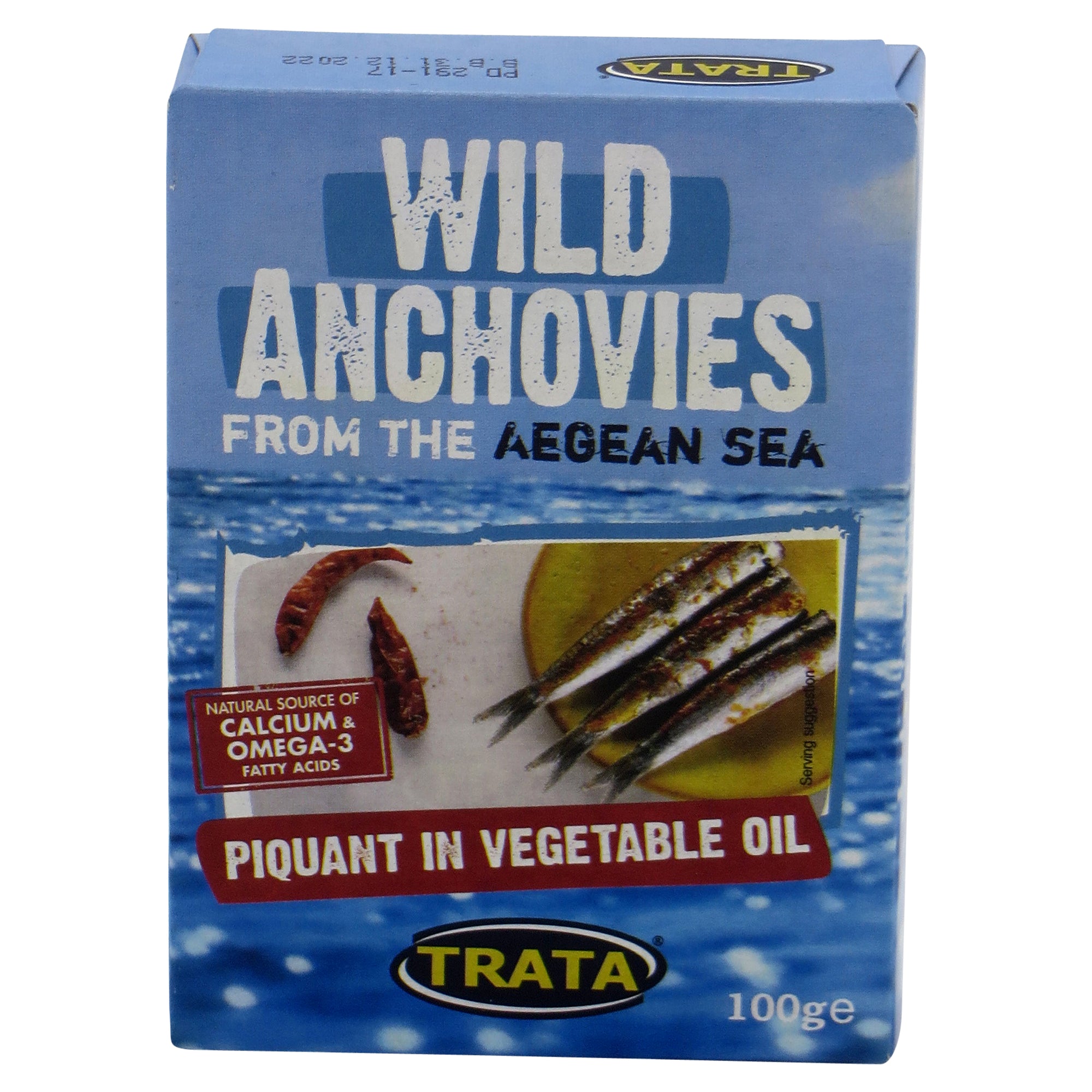 Anchovies Piquant in Vegetable Oil 100g