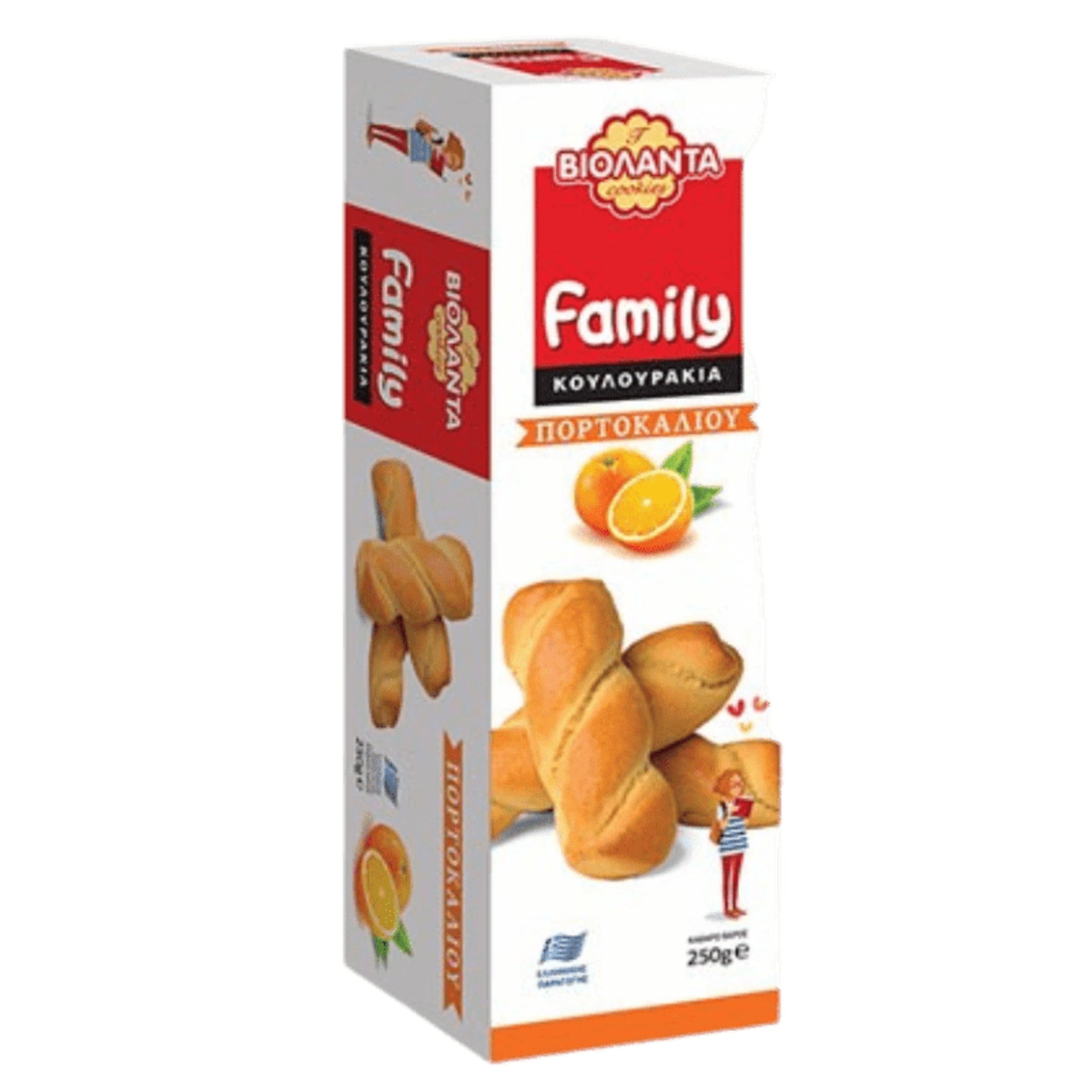Family Cookies Orange 250g
