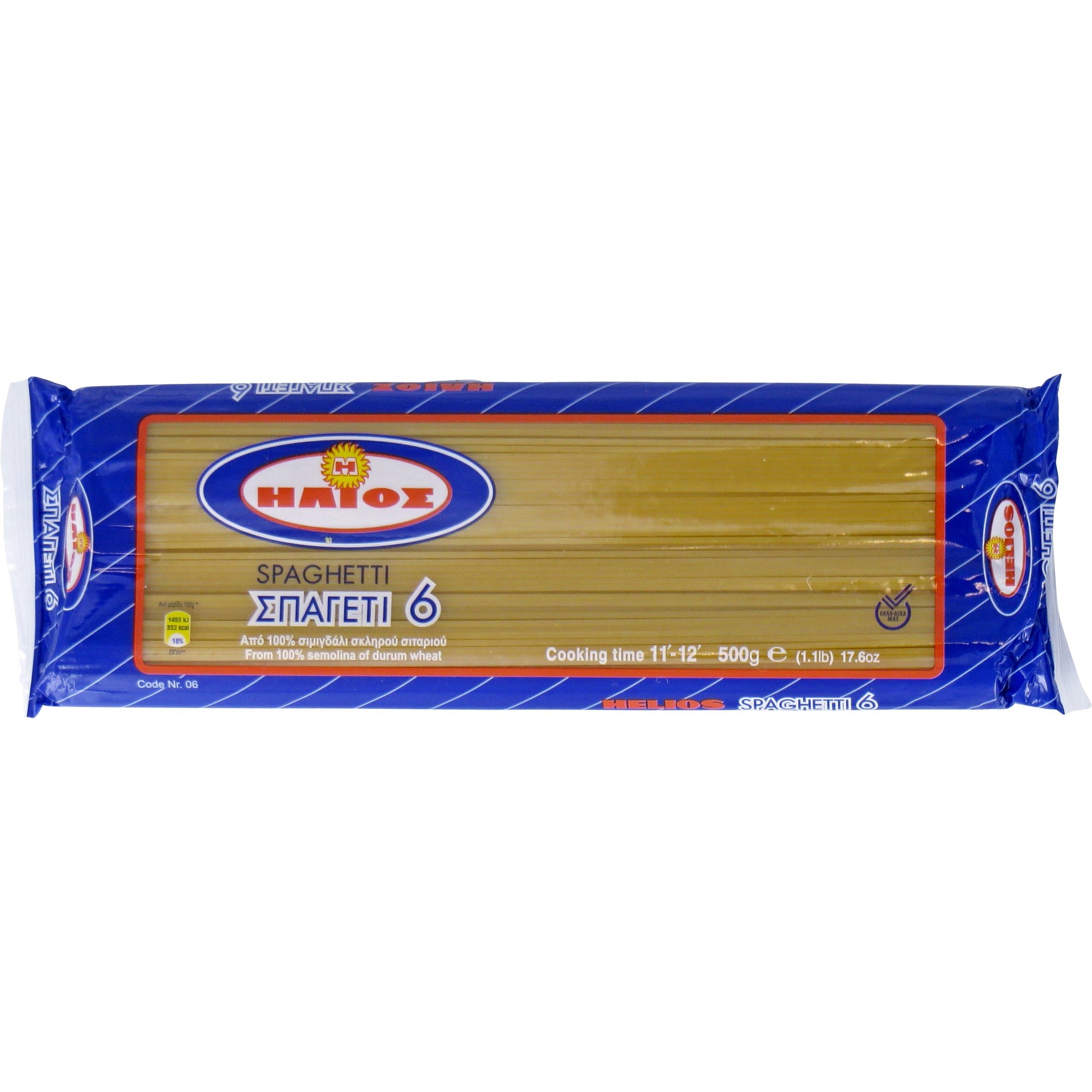 'Helios' Spaghetti #6 500g