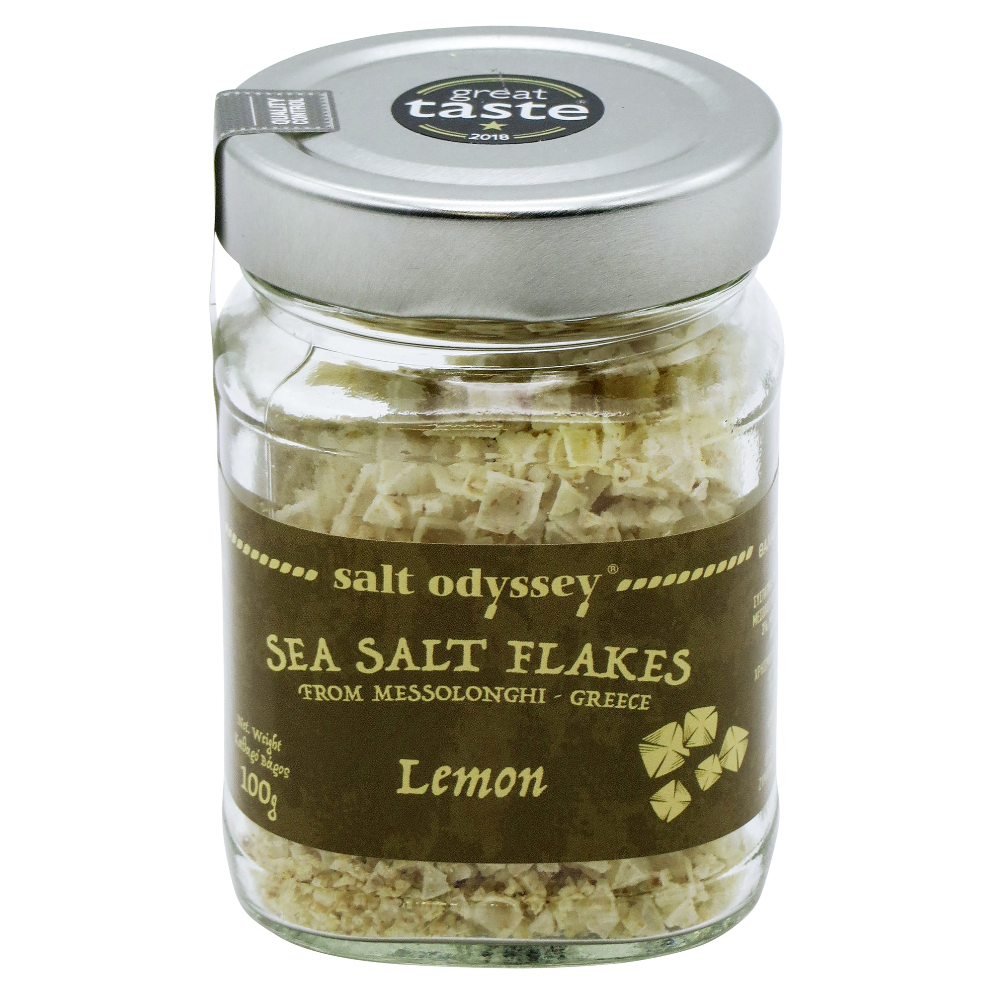 Sea salt flakes w/lemon 100g
