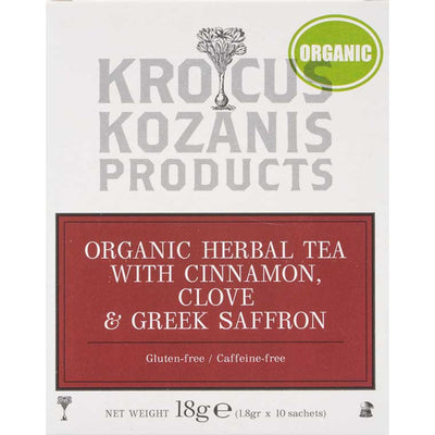 Organic Herbal Tea Cinnamon Clove & Saffron