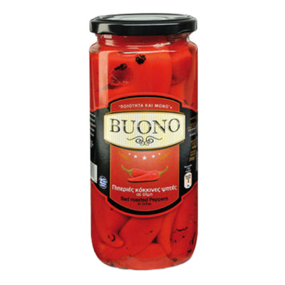 Roasted Red Peppers in 465g Jar (DW 350g)