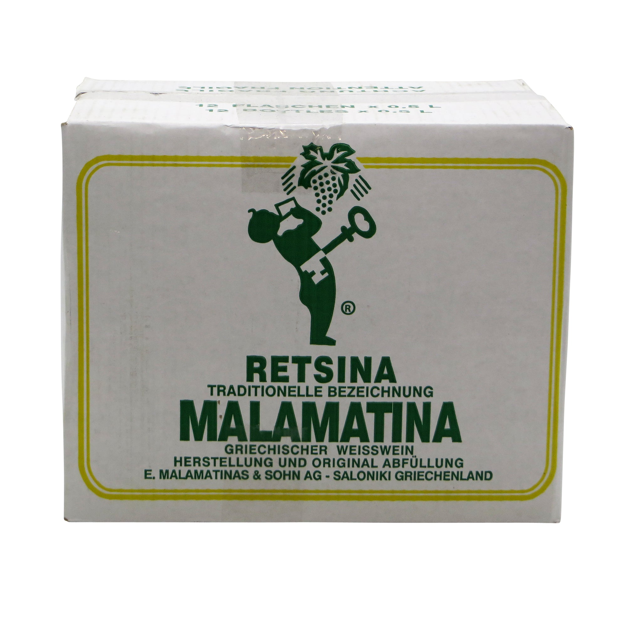 12 pack - Malamatina Retsina 500ml