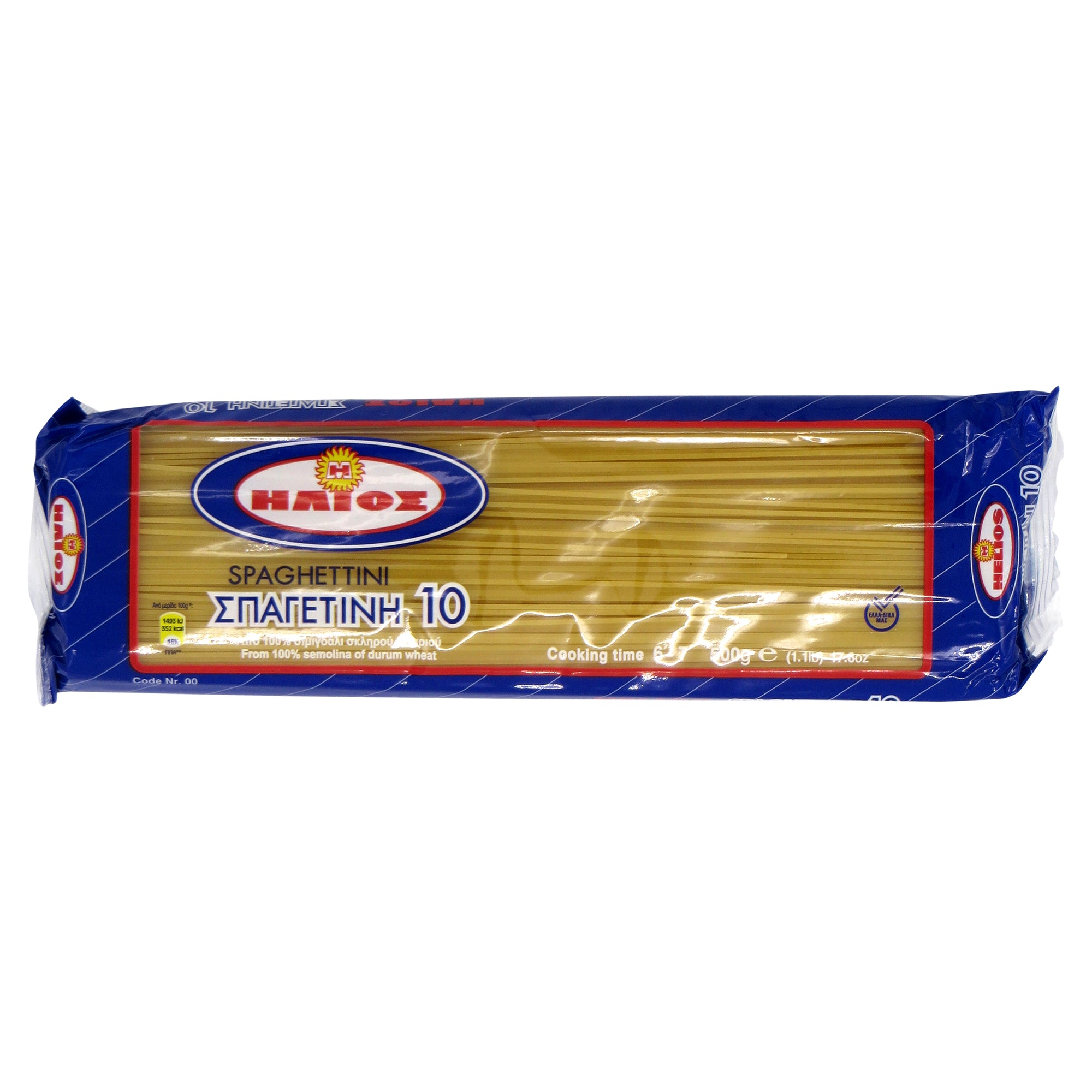 'Helios' Spaghettini #10 500g