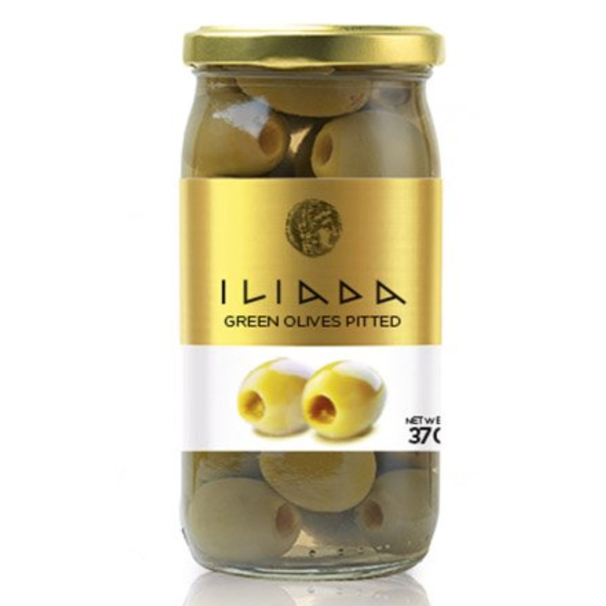 Green Pitted Olives 'Iliada' 370g
