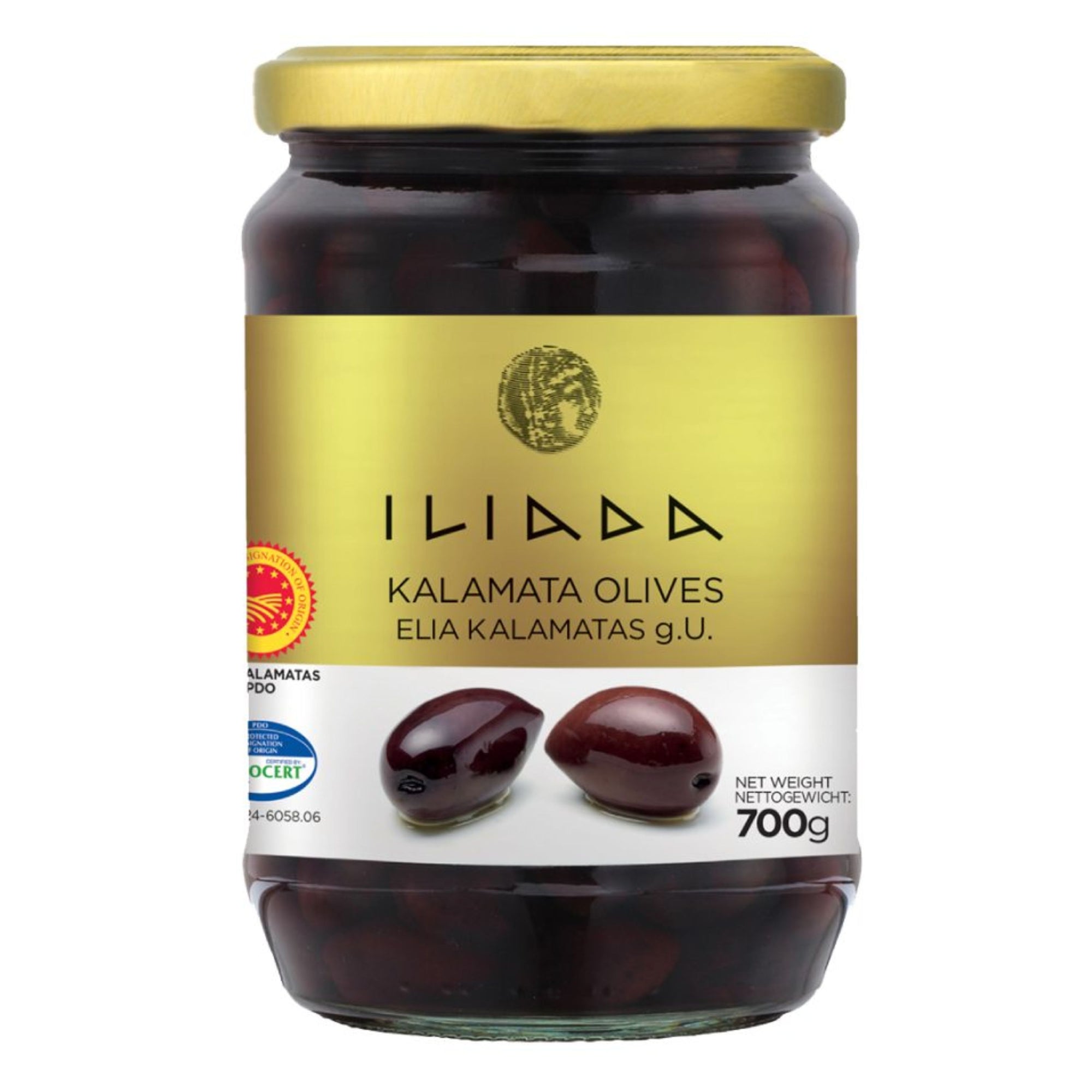 Kalamata Whole Olives 'Iliada' 700g