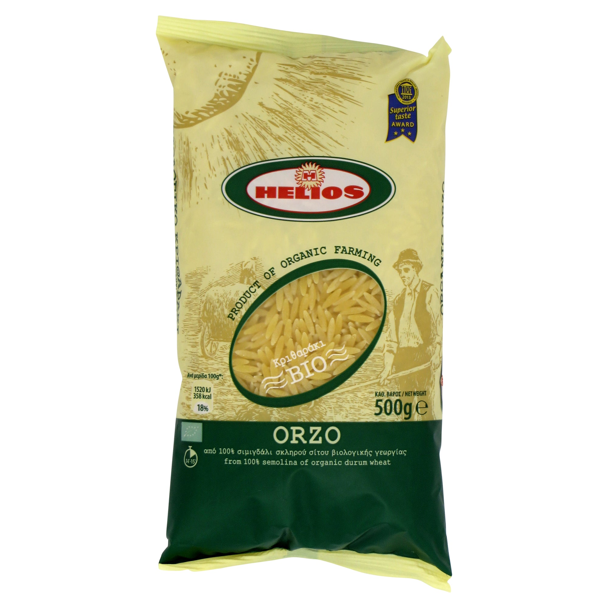 'Helios' Organic Orzo 500g